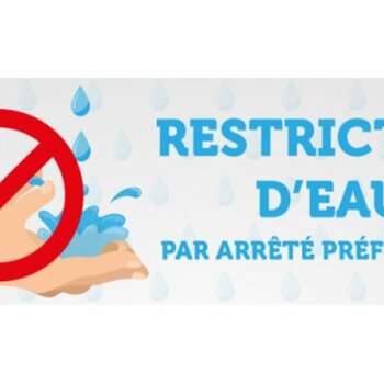 Restriction des usages de l'eau 