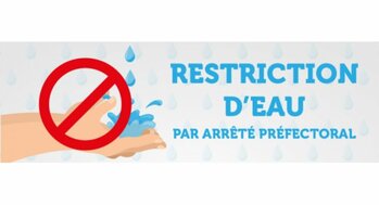 Restriction des usages de l'eau 